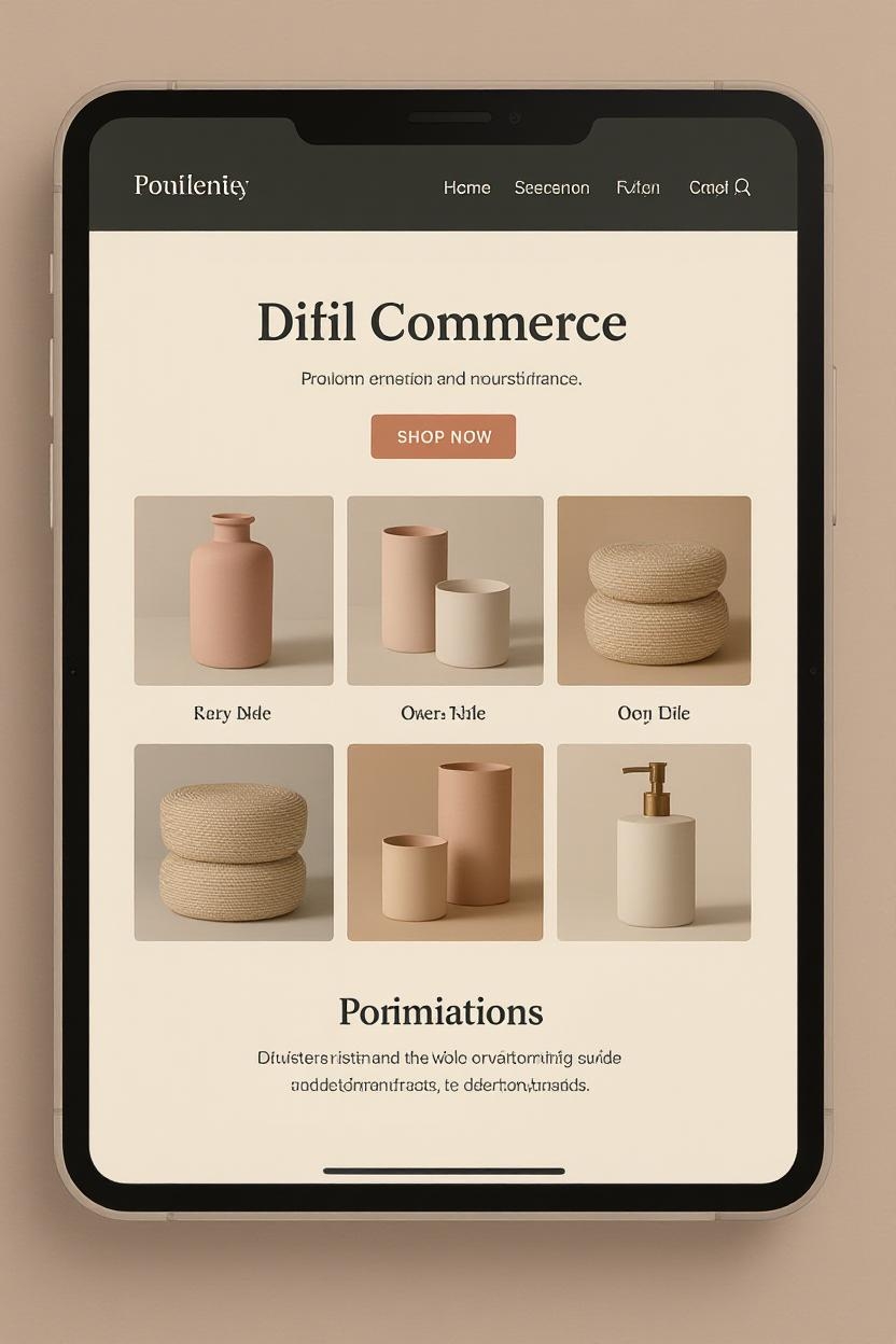 Restaurant landing page example generated by Web At Ease AI